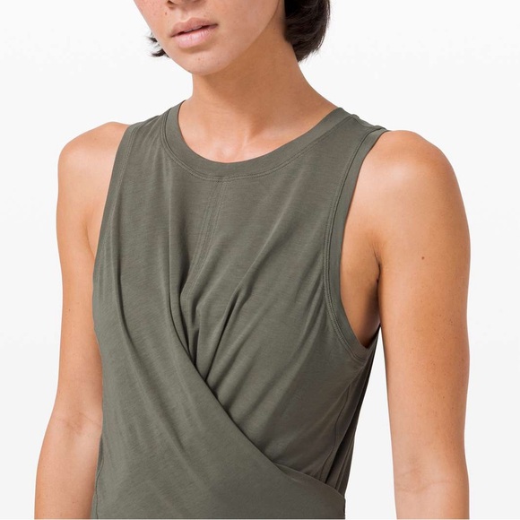 Lululemon Time To Restore Tank Sage Size 6 - Picture 2 of 6